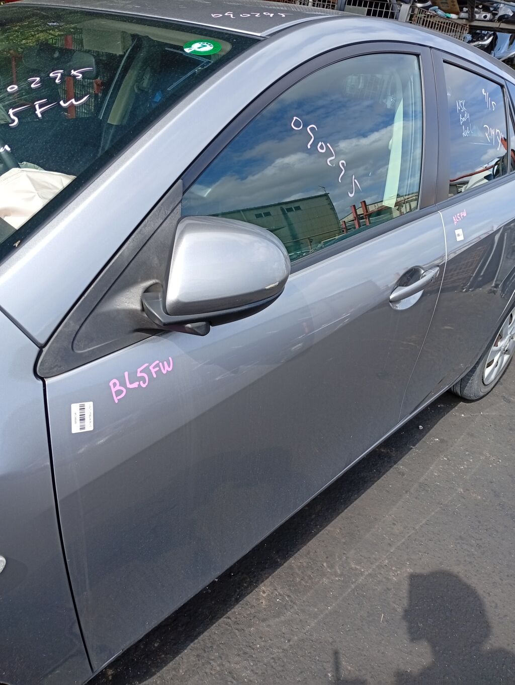 Дверь боковая на Mazda Axela BL5FW, Переднее Левое расположение