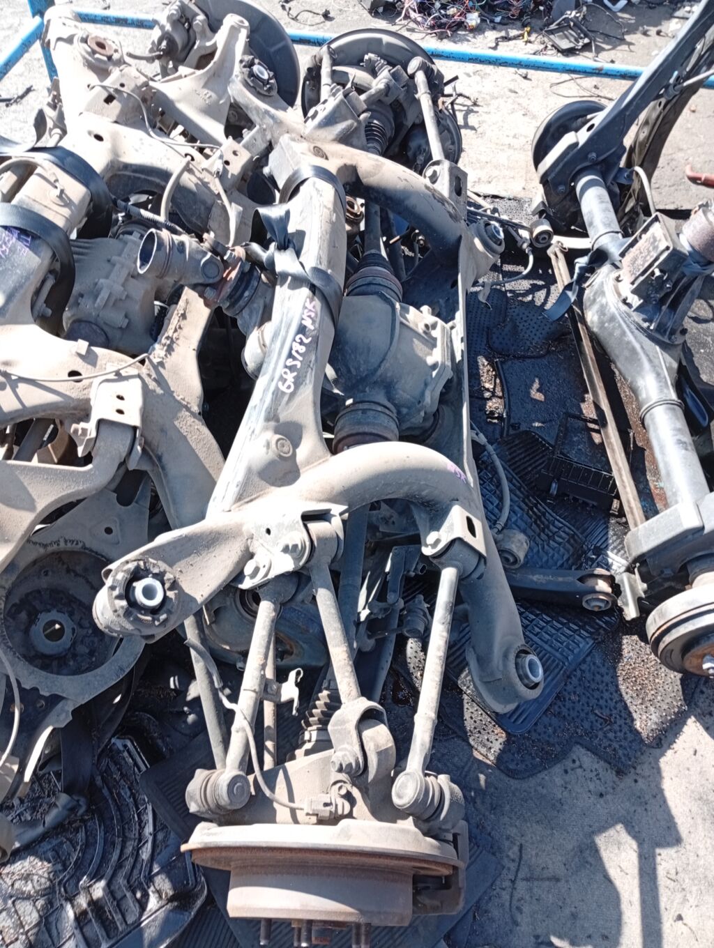 Балка подвески на Toyota Crown GRS182 3GR-FSE 51206-30080, Заднее расположение