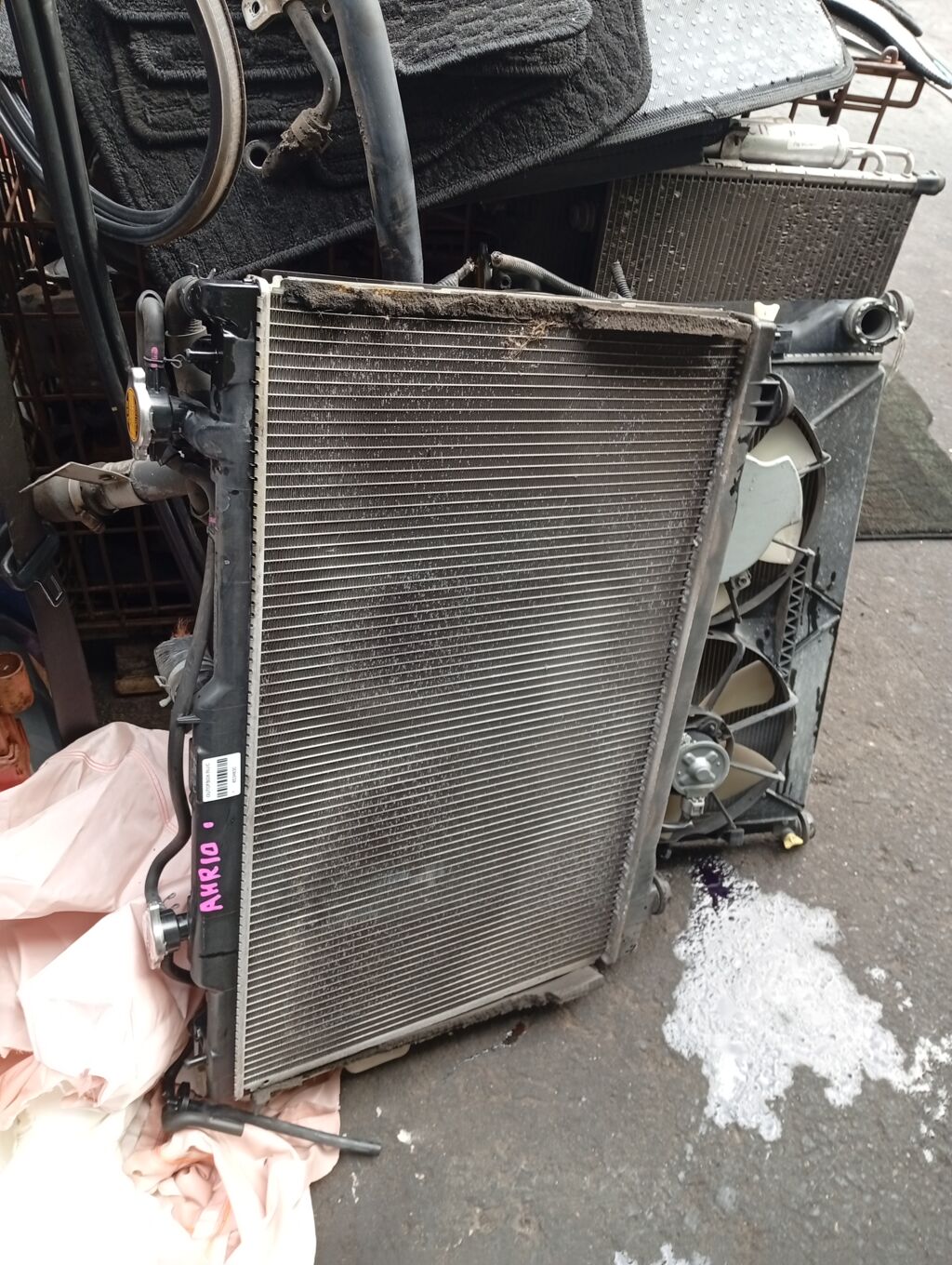 Вентилятор радиатора ДВС на Toyota Estima Hybrid AHR10W 2AZ-FXE