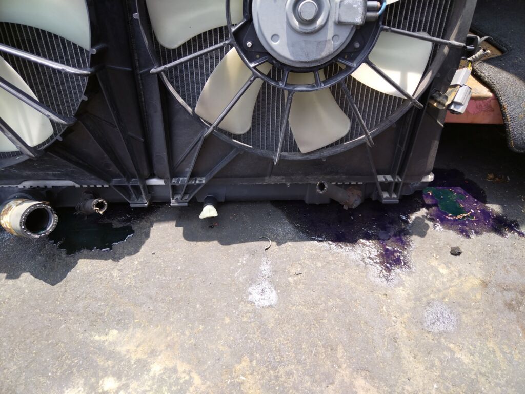 Радиатор ДВС на Honda Odyssey RB1 K24A 19010-RFE-901  FX-036-8338  FX-036-8338A  TD-036-8338  TD-036-8338A