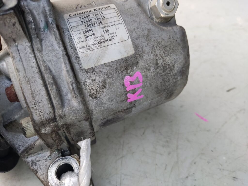 Компрессор кондиционера на Nissan March K13 HR12DE 92600-1HC1A