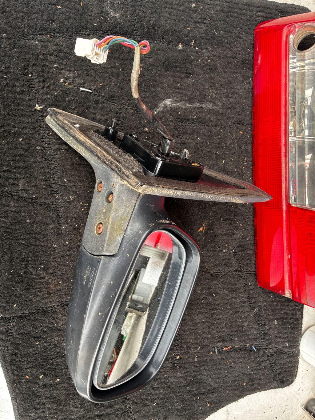 Зеркало двери боковой на Toyota Corona Premio AT211, Правое расположение