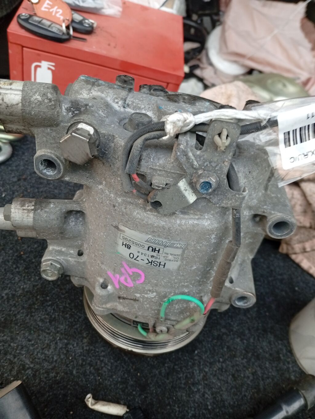 Компрессор кондиционера на Honda Fit Hybrid GP1 LDA