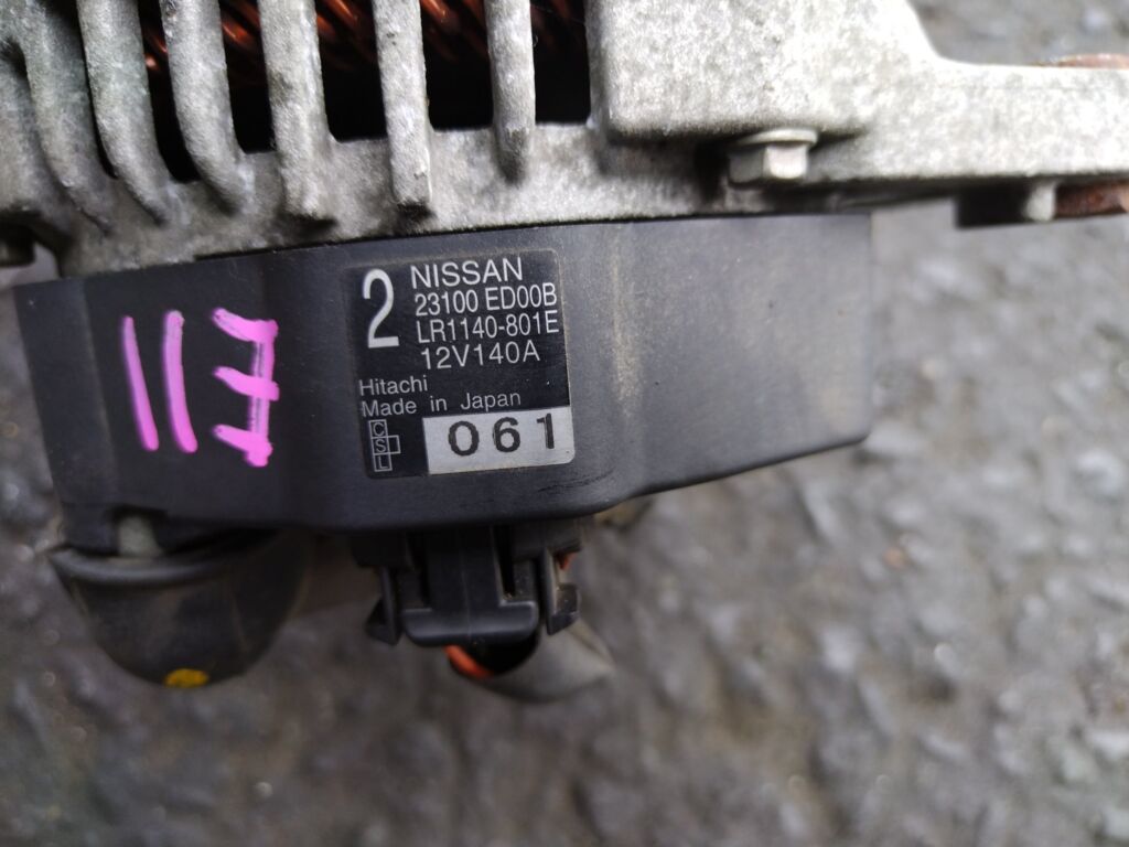 Генератор на Nissan Note E11 HR15DE 23100-ED00B