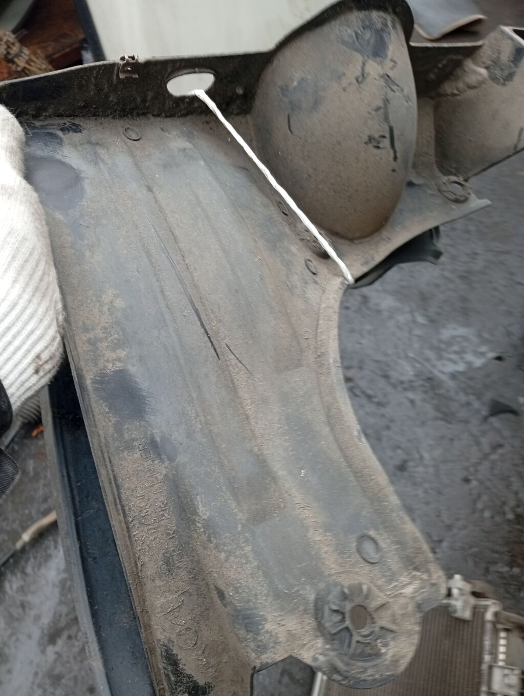 Подкрылок на Honda N-Box JF1 S07A 74591-TY0-N00  74551-TY0-N00, Заднее расположение