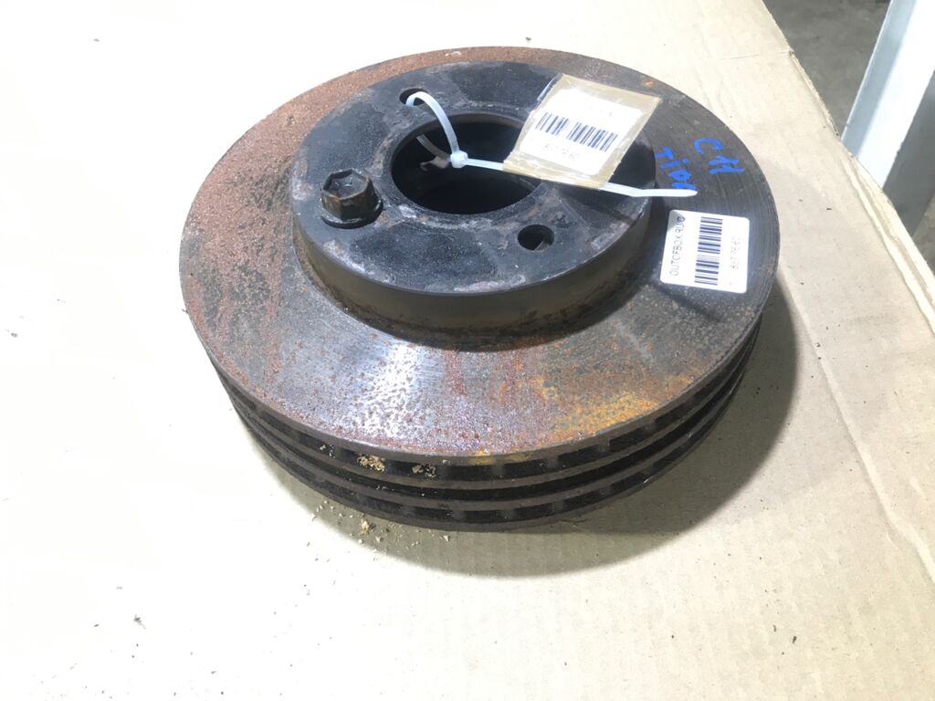 Тормозной диск на Nissan Tiida C11 HR15DE 40206 AX000  40206 CT40A, Переднее расположение