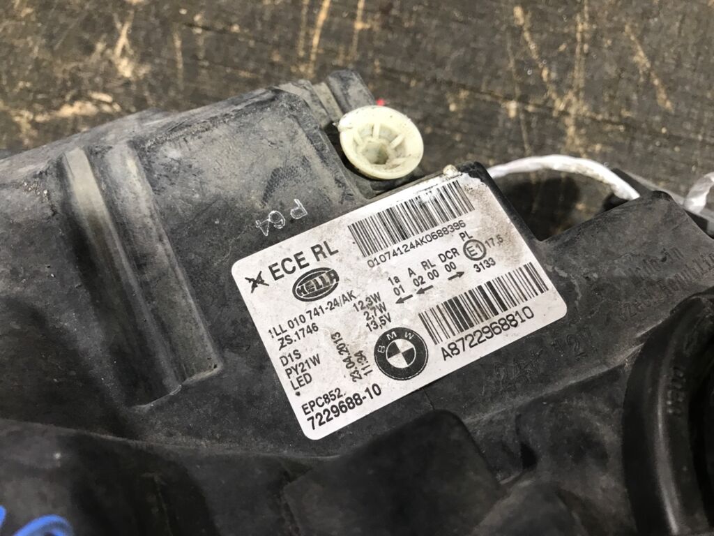 Фара 7229688-10 7229688-10,7229688-10 на Bmw 1-Series F20 Фото 2