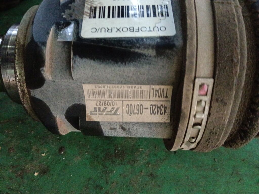 Привод на Toyota Camry ACV40 2AZ-FE 43420-06700, Переднее Левое расположение