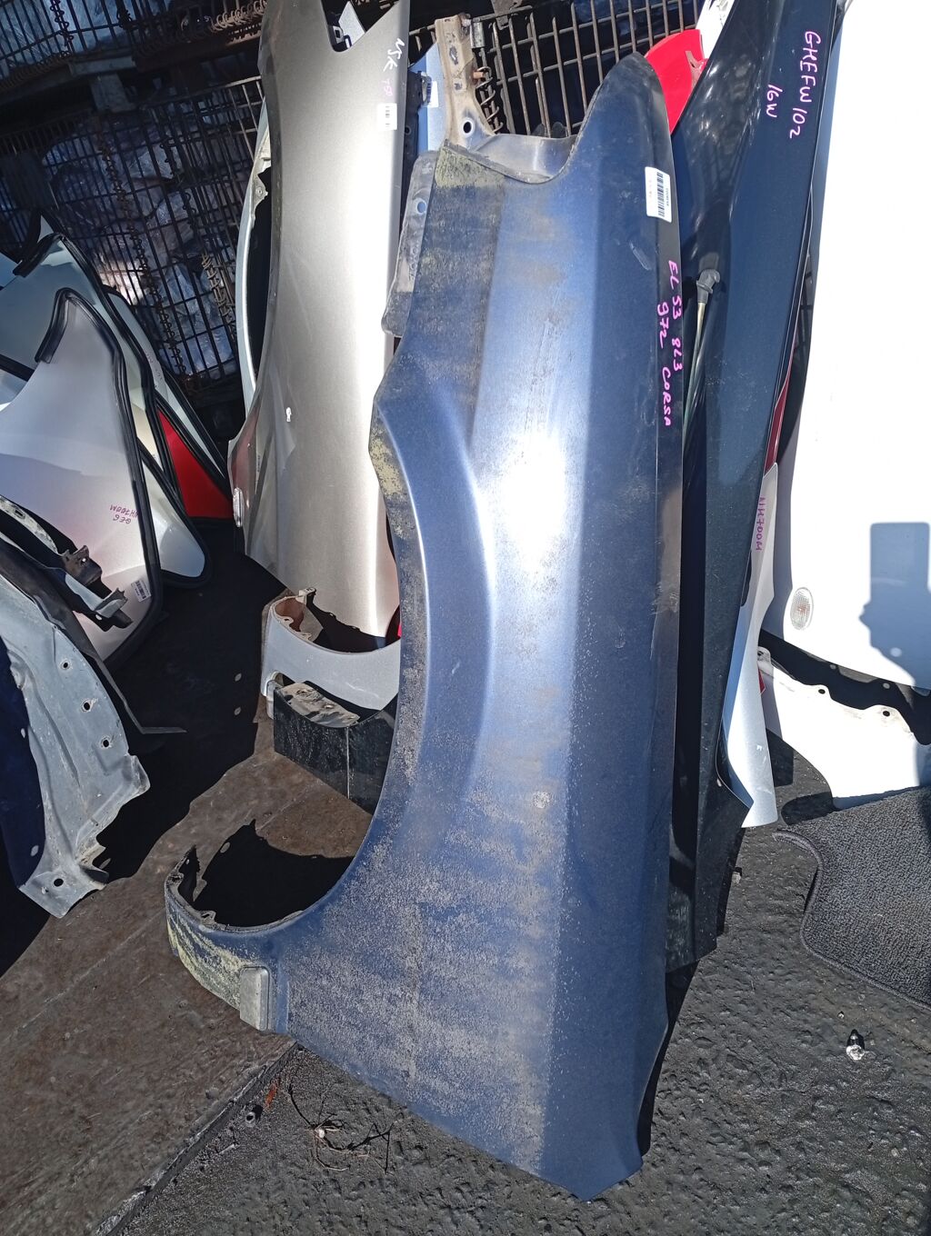 Крыло переднее на Toyota Corsa EL53 53802-16430, Левое расположение