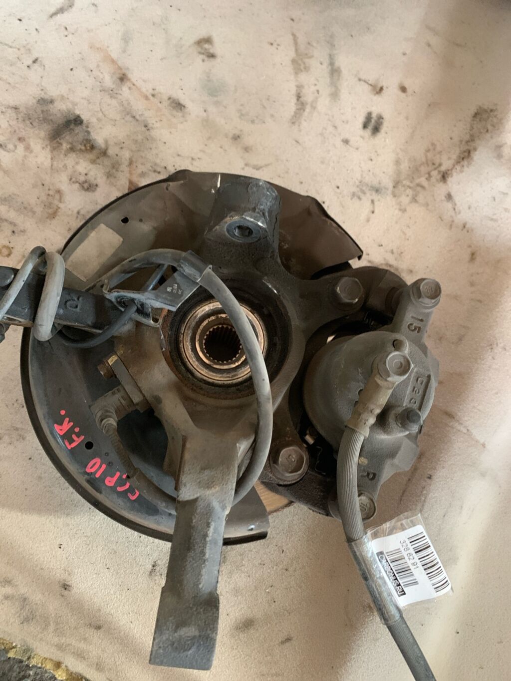 Ступица на Toyota Vitz SCP10 1SZ-FE, Переднее Правое расположение