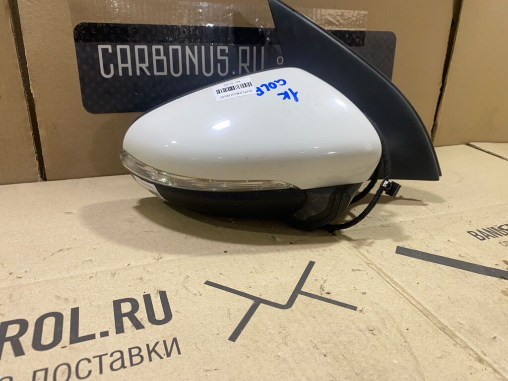 Зеркало двери боковой на Volkswagen Golf 5K 5K0857502CG9B9, Правое расположение