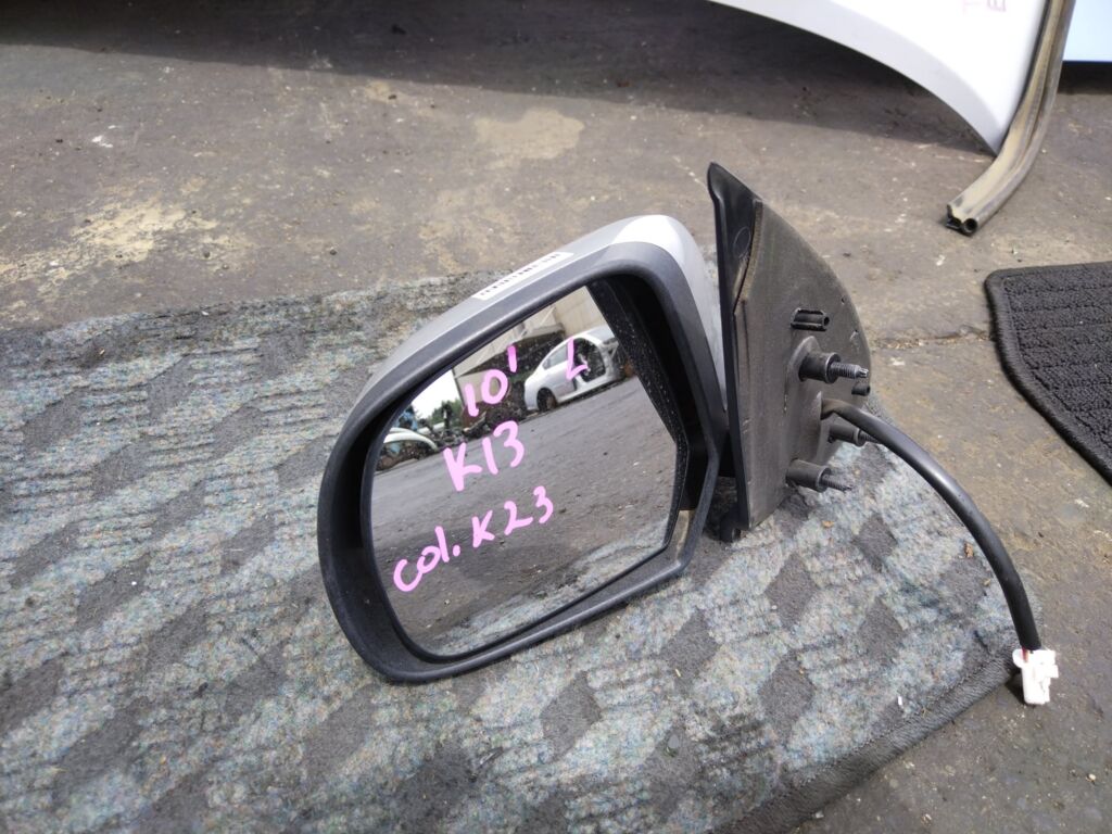 Зеркало двери боковой на Nissan March K13, Левое расположение