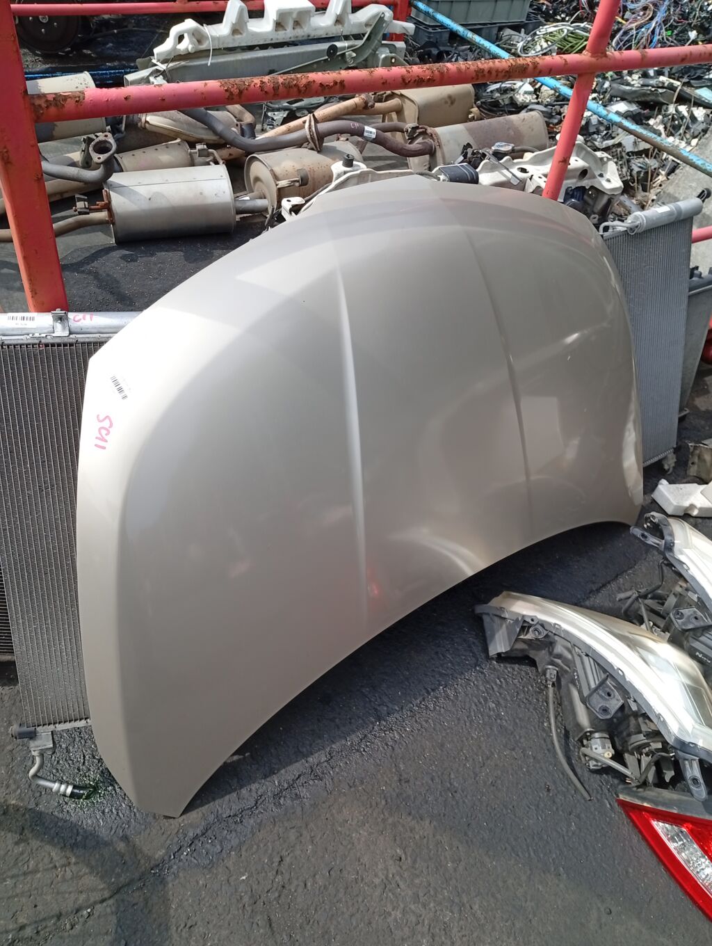 Капот на Nissan Tiida Latio SC11 DS20100A  F5100 ED0MM  F5100ED0MM  F510M ED0MA  F510MED0MA  NS01080AA  STDTW50150  SYNS036G002