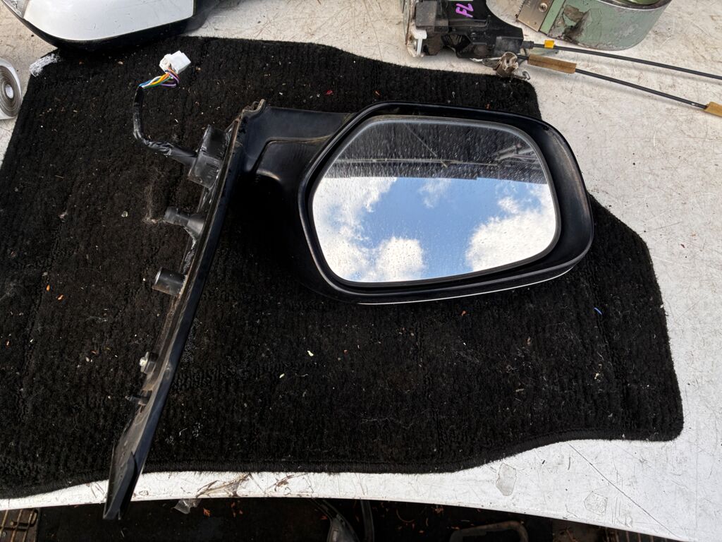 Зеркало двери боковой на Mitsubishi Grandis NA4W, Левое расположение