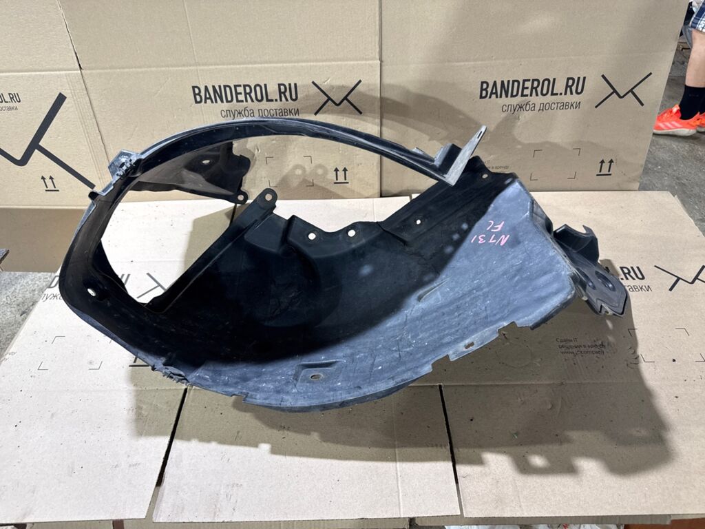 Подкрылок на Nissan X-Trail NT31 MR20DE 212641  3368433  63841-JG30A  63841-JG30B  63843-JG00A  DS11184AL  DS8323604  L261907024L  RR-63843-JG00A  ST-DTU2-016L-2, Переднее Левое расположение