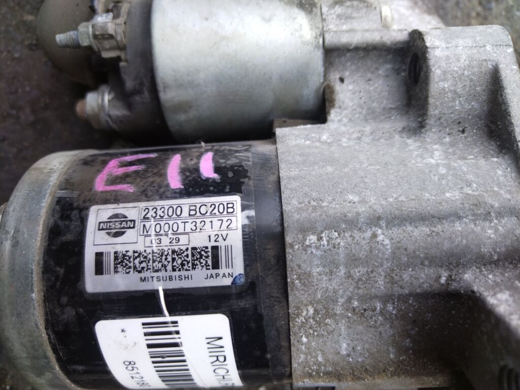 Стартер на Nissan Note E11 HR15DE 23300-BC20B
