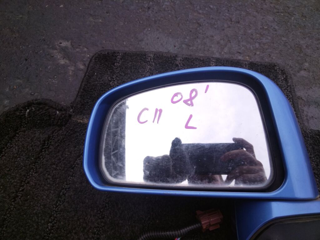 Зеркало двери боковой на Nissan Tiida C11, Левое расположение