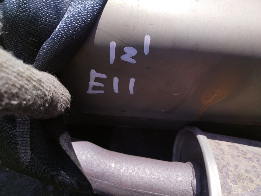 Глушитель на Nissan Note E11 HR15DE