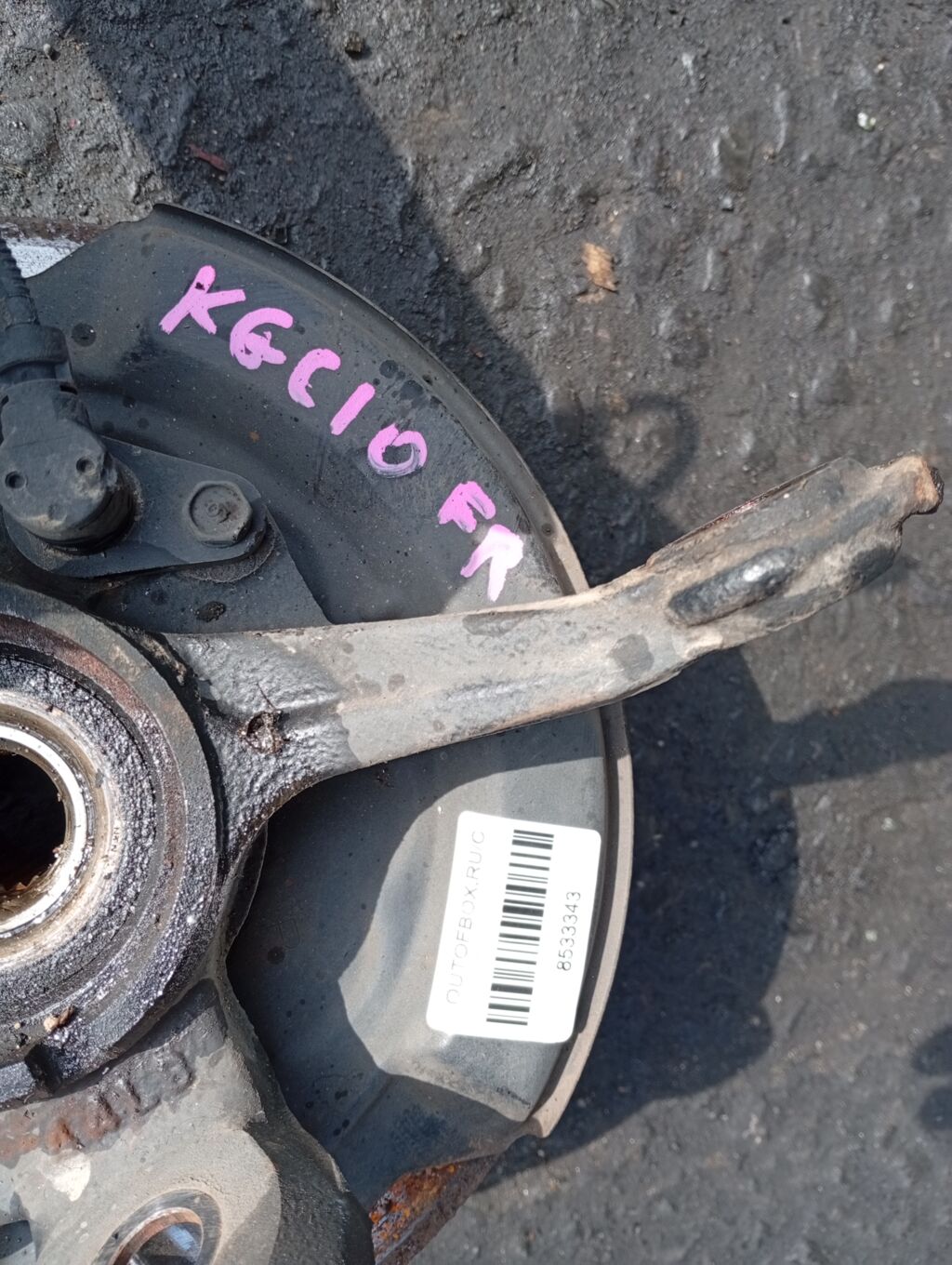 Ступица на Toyota Passo KGC10 1KR-FE, Переднее Правое расположение