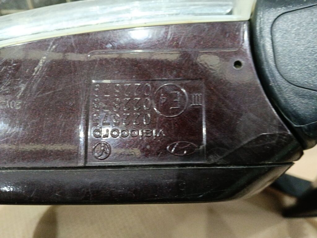 Зеркало двери боковой на Hyundai Santa Fe CM 87620-2B560, Правое расположение
