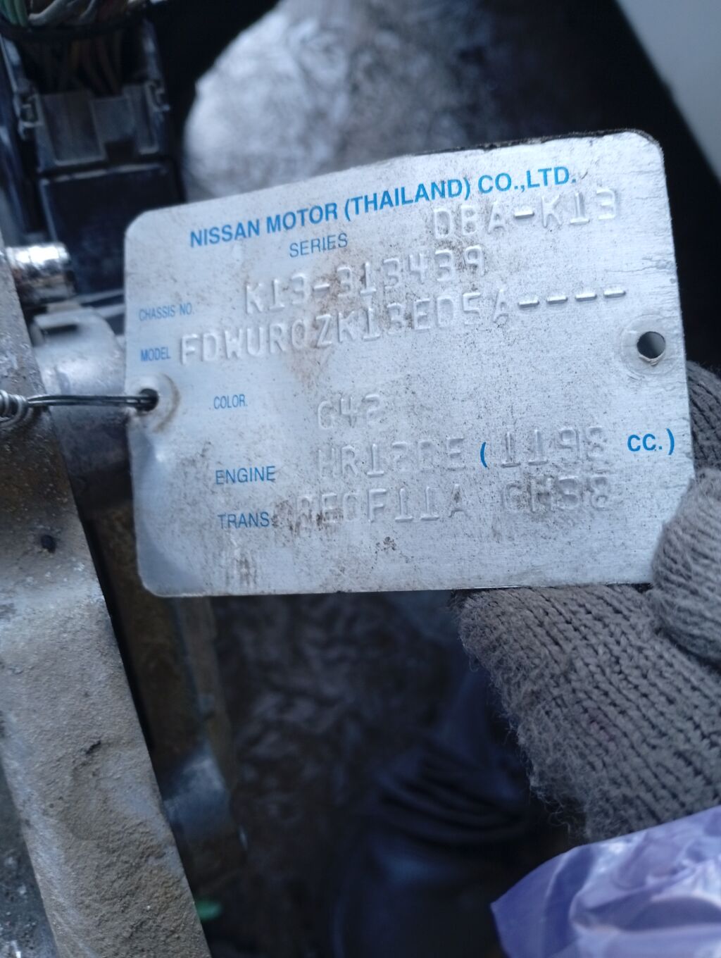 КПП автоматическая RE0F11A-GM38 RE0F11A-GM38 на Nissan March K13 HR12DE Фото 2