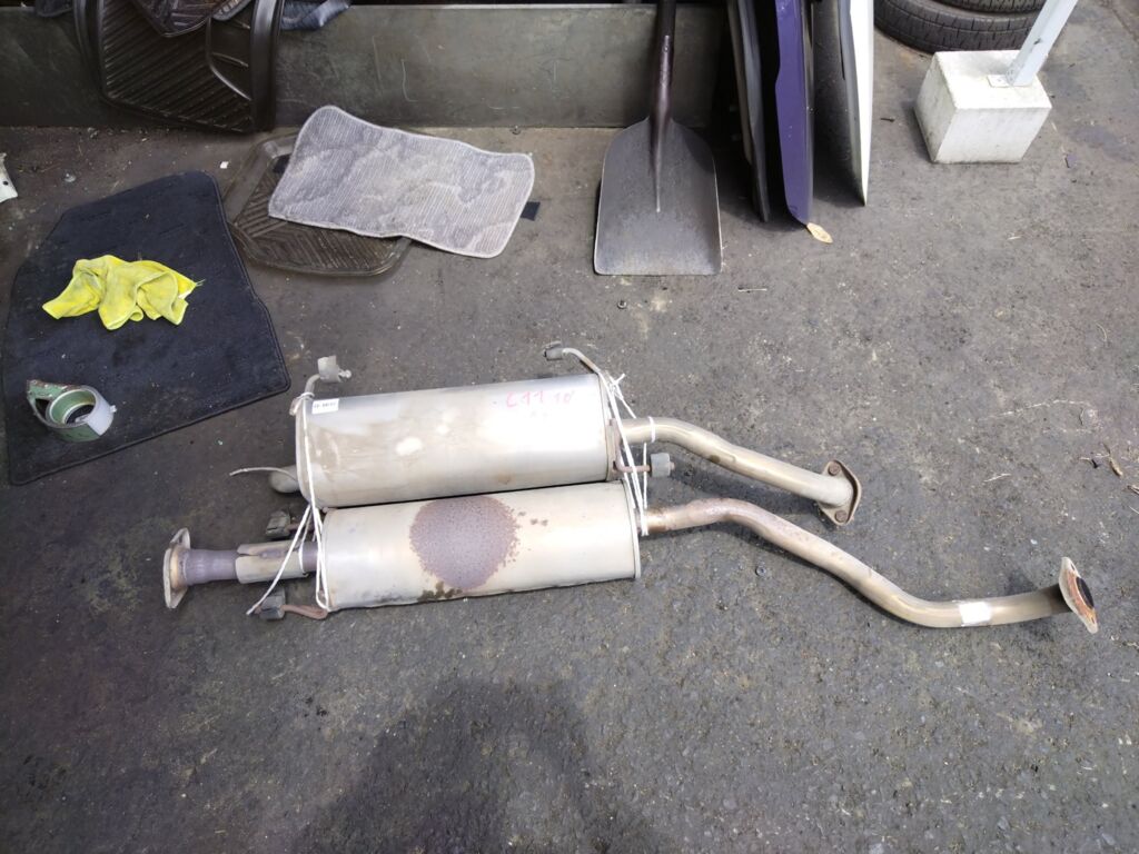 Глушитель на Nissan Tiida C11 HR15DE