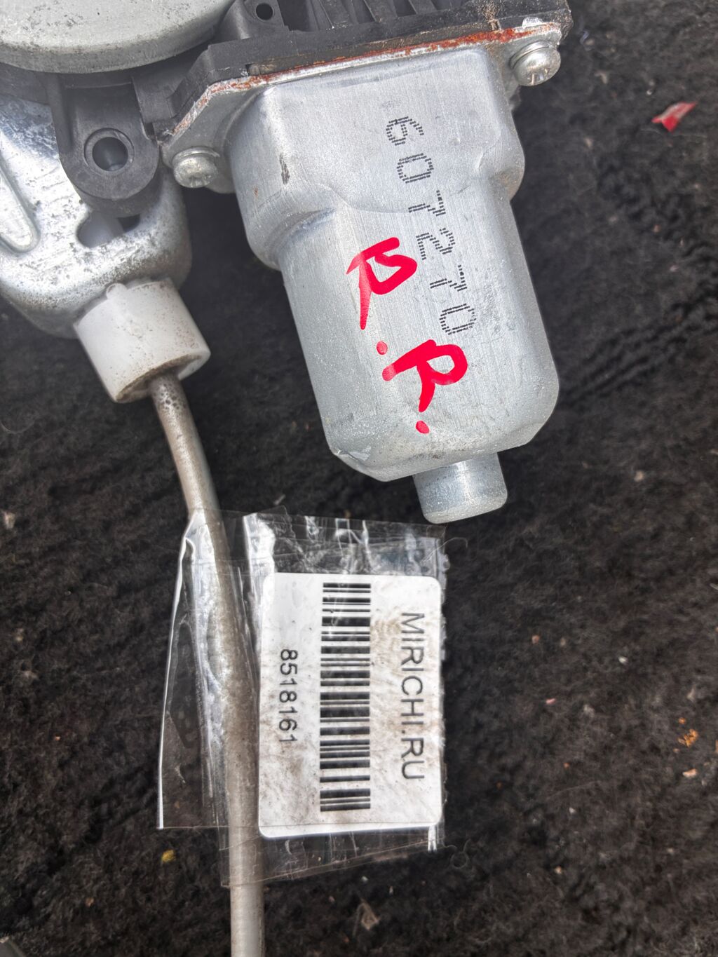 Стеклоподъемный механизм на Honda Fit GD1, Заднее Правое расположение