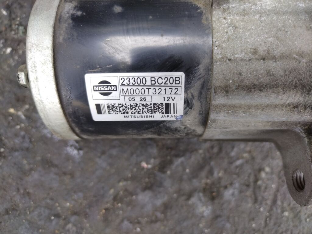 Стартер на Nissan Note E11 HR15DE 23300-BC20B