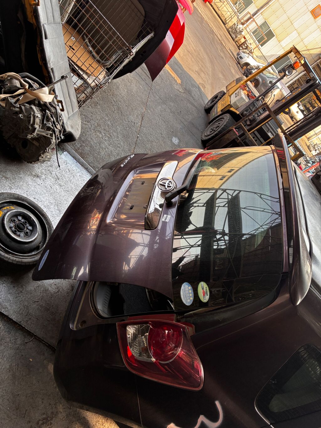 Дверь задняя на Toyota Ractis NCP100