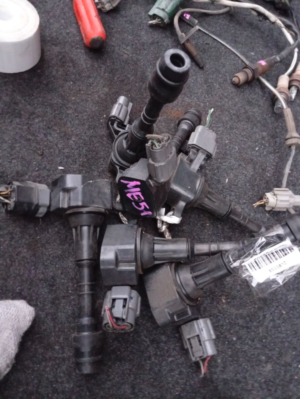 Катушка зажигания 22448-8J11C, 22448-8J115, LC-016-3893 на Nissan Elgrand ME51 VQ25DE Фото 2