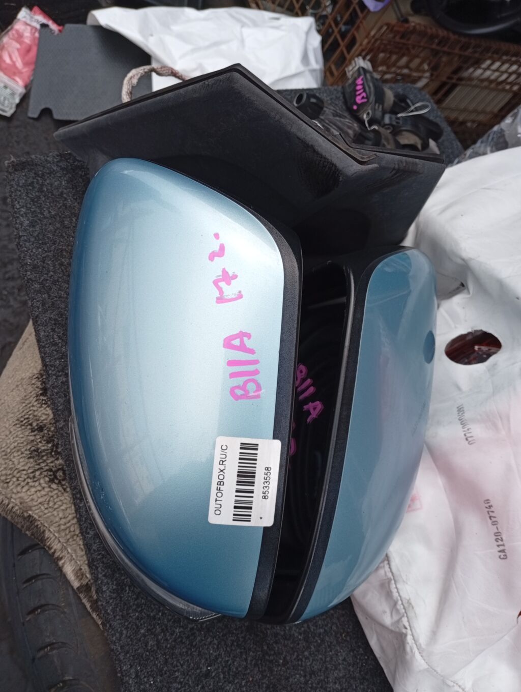 Зеркало двери боковой на Mitsubishi Ek Space B11A