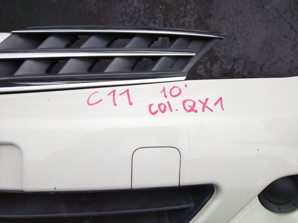 Бампер 62022-1JY0H, 62022-ED025, 62022ED025, 62022ED540, 62022EM00J, DS04213BA, DS04232BA, DS04232BB, DT20100000000, DT20200001000, GD6930, HQ62022EM00J, NS01001DB, NSL10507507, STDTW5000A0, U0505084, UNTEM622294 на Nissan Tiida C11 Фото 2