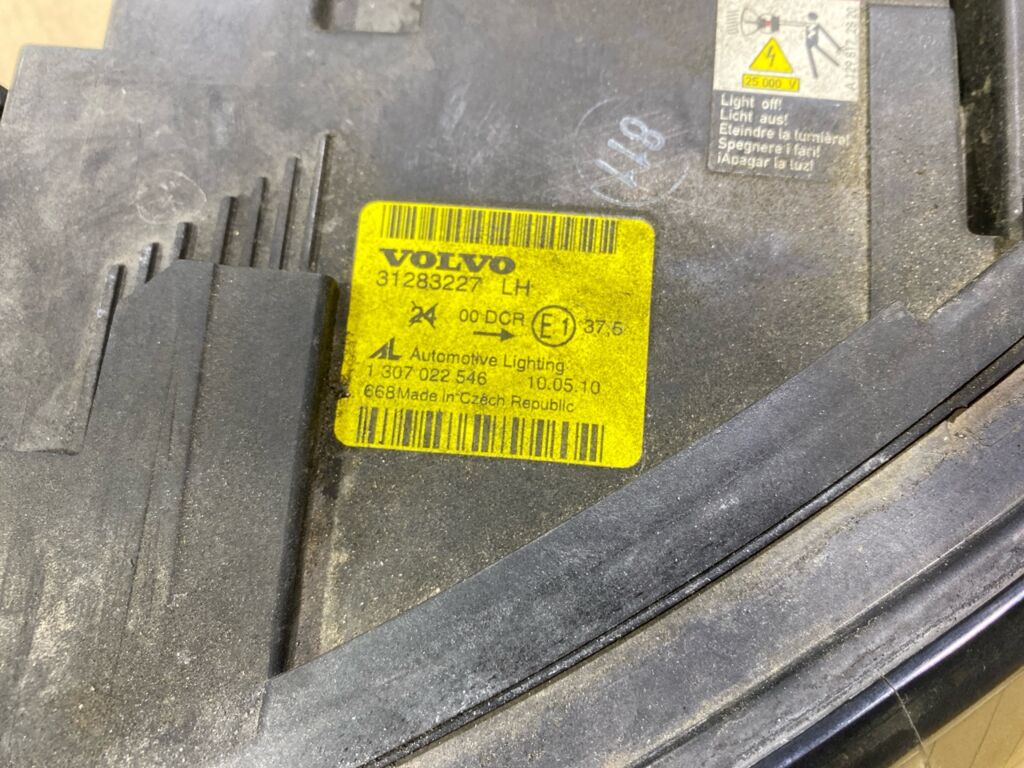 Фара 31283227 31283227,31283227 на Volvo V50 S40 Фото 2