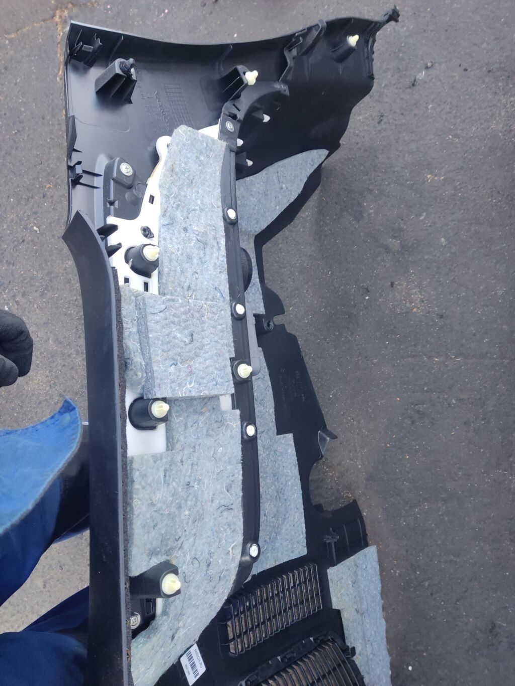 Обшивка багажника на Honda Odyssey RB2 84611-SFE-0030, Заднее Правое Нижнее расположение
