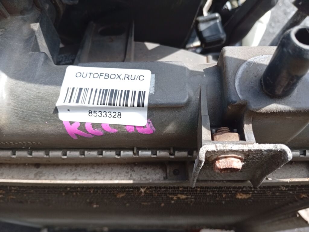 Радиатор ДВС 16400-B1020, 16400-B1021, FX-036-9997, FX-036-9997A, TD-036-9997, TD-036-9997A на Toyota Passo KGC10 1KR-FE Фото 2