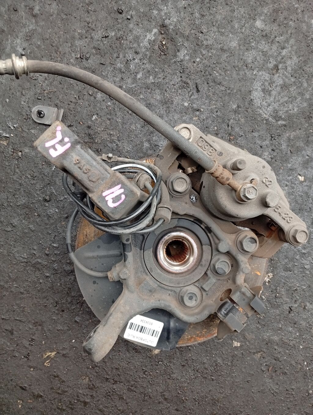 Ступица на Nissan Tiida C11 HR15DE, Переднее Левое расположение