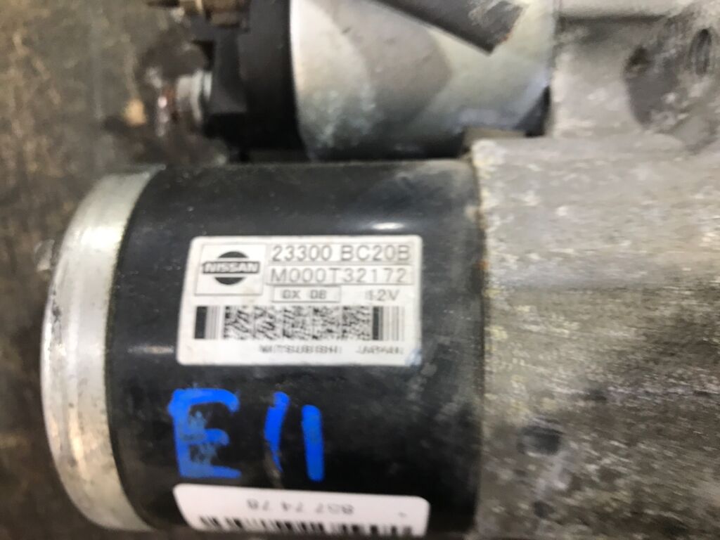 Стартер 23300BC20B на Nissan Note E11 HR15DE Фото 2
