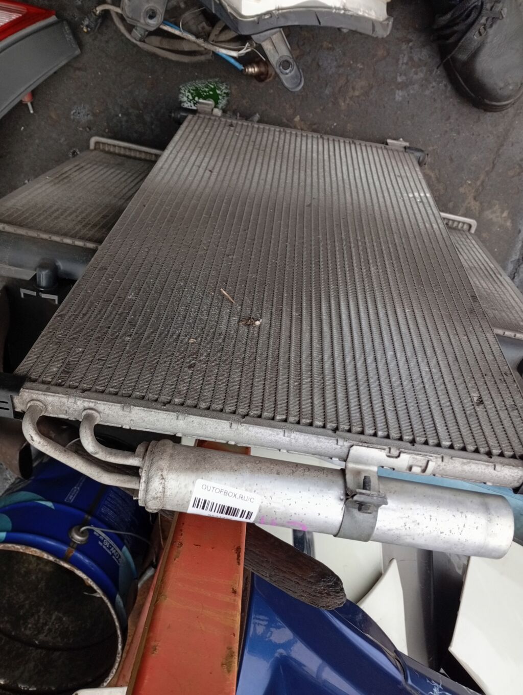 Радиатор кондиционера на Nissan Tiida C11 HR15DE 92110 1U600  92110 ED000  FX-267-3170  TD-267-3170