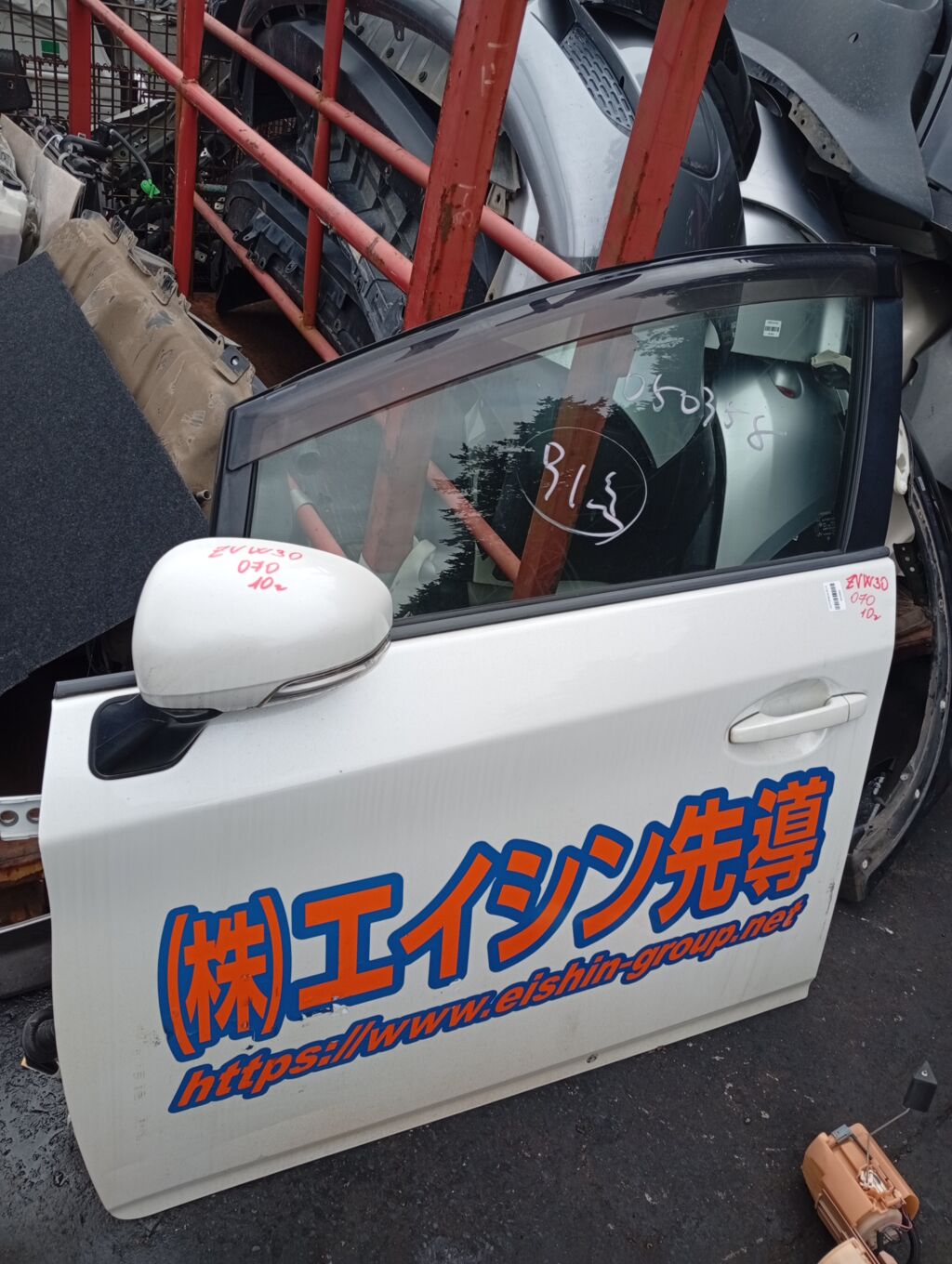 Дверь боковая на Toyota Prius ZVW30, Переднее Левое расположение