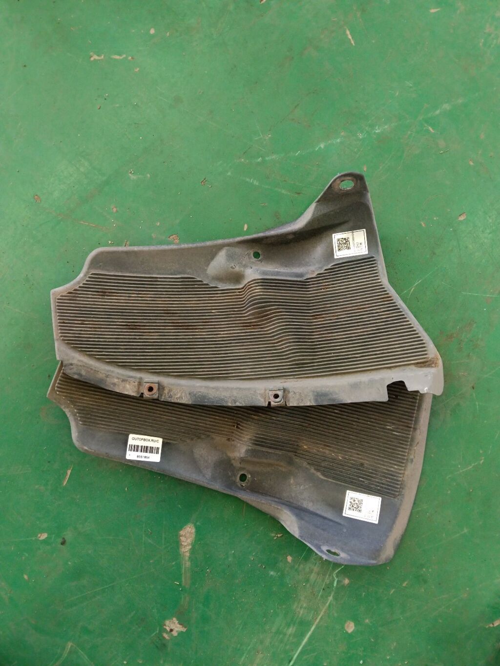 Подкрылок на Kia Rio QB G4FA 86822-4X000  86821-4X000, Заднее расположение