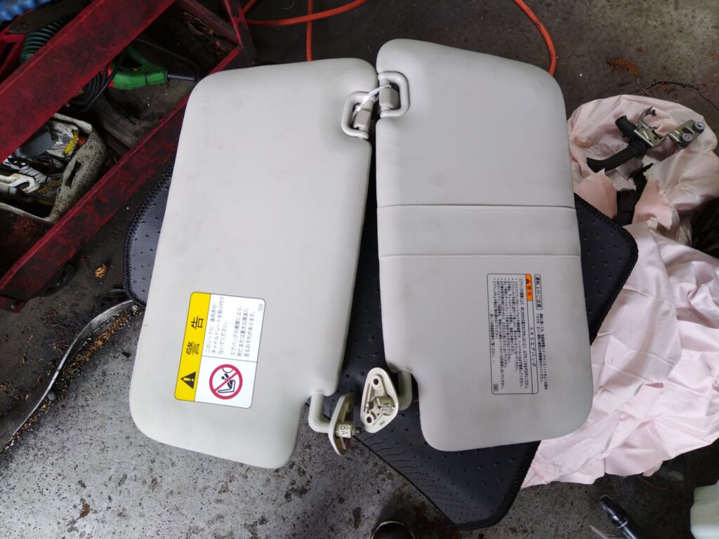 Козырек от солнца на Subaru Exiga YA9 Фото 4