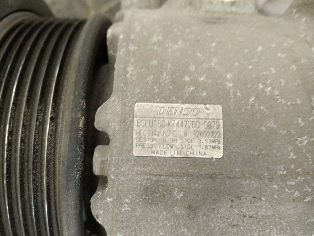 Компрессор кондиционера KT447260-0979 на Toyota Camry ACV40 2AZ-FE Фото 2