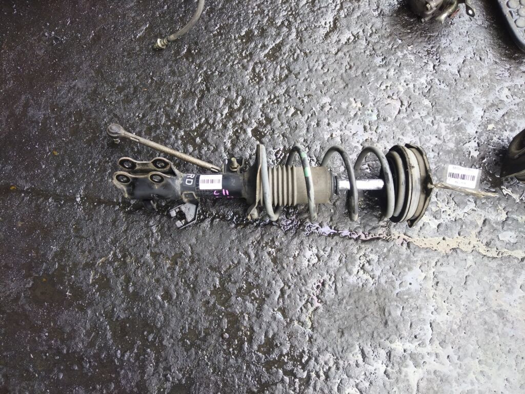 Стойка амортизатора 333390, 54302 ED025, 54302 ED50B, 543021A11B, 54302CJ40C, 54302CJ41C, 54302EC80A, 54302ED001, 54302ED002, 54302ED00A, 54302ED501, 54302ED50A, 54302ED525, 54302EE40A, 54302EE50A, 54302EE50B, 54302EE90A, 54302EF80A, 54302EL00A, 54302EM01A, 54302EM20A, 54302EM30C, 54302EU50A, 54302EU51A, 54302ZN90A, CR-049-3826, CR-049FR-C11, E4302 EC80A, E4302 EE90A, E4302 EL00A, E4302 EM01A, E43021A11B, E4302EC85B, E4302ED00A, E4302EE40A, E4302EM20A, E4302EM30C, E4302EU50A, E4302EU51A, E4302ZN90A, E4302ZV90E, E4C021A11B, E4C02EE90A, E4C02EL00A, E4C02EL00B, E4C02EU51A, SJ-049-3826, SJ-049FR-C11, ST-049-3826 на Nissan Tiida C11 HR15DE Фото 2