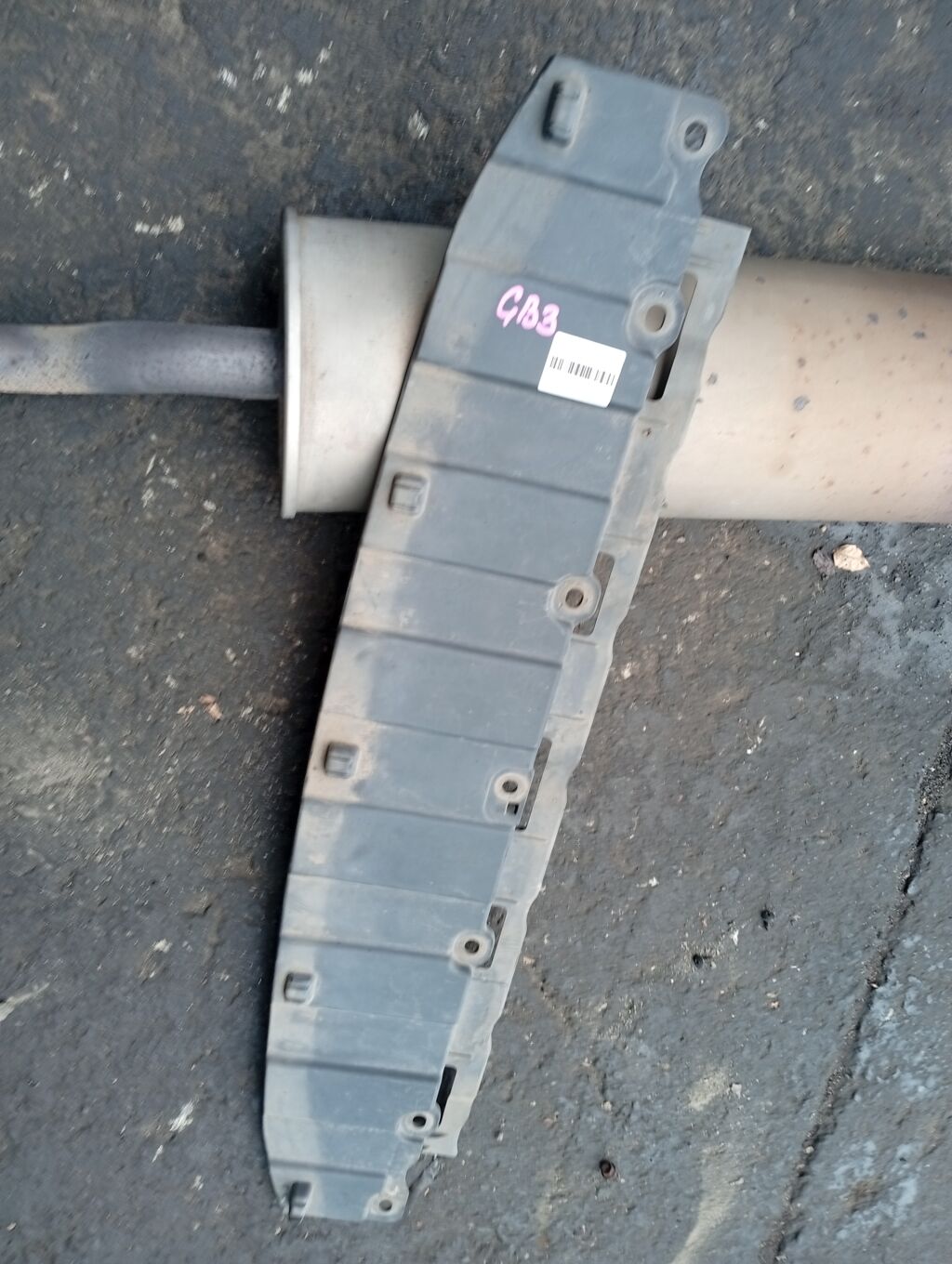 Защита бампера на Honda Freed GB3 74112-SYY-0000, Переднее расположение