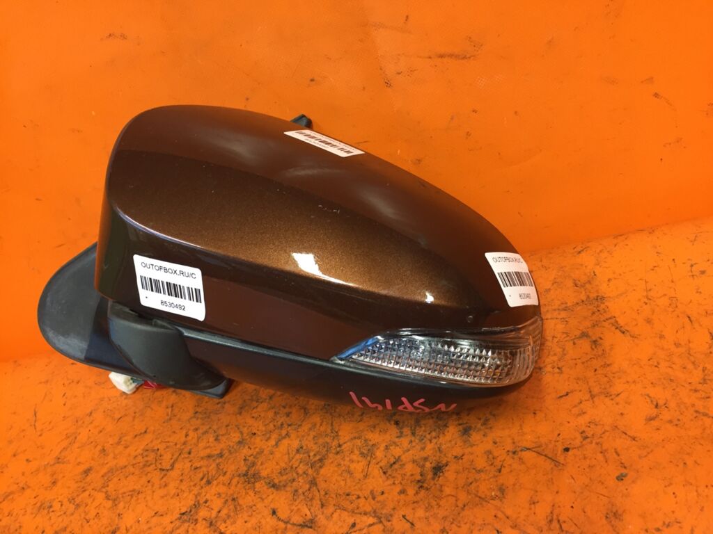 Зеркало двери боковой на Toyota Spade NCP141, Левое расположение