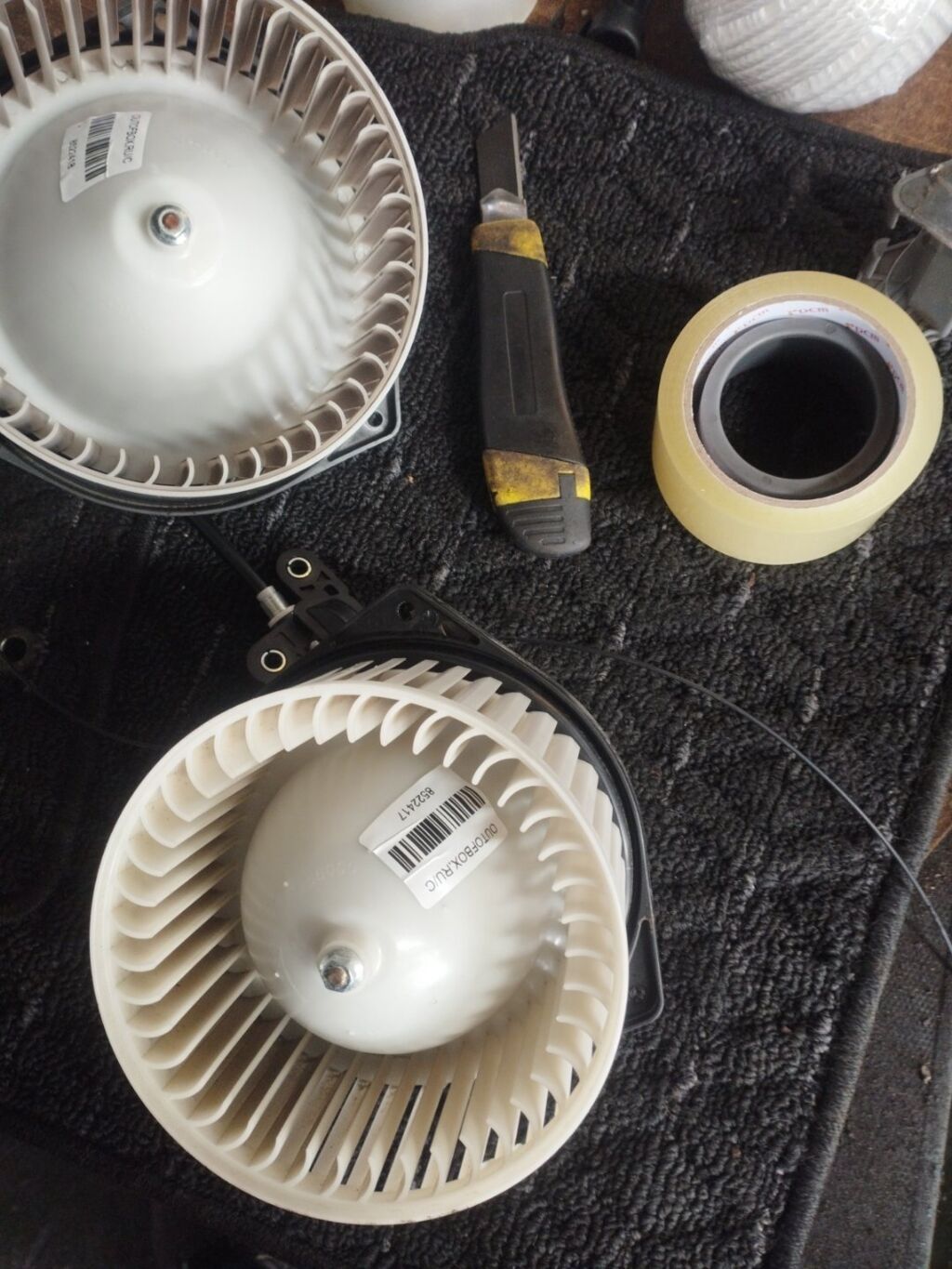 Мотор печки на Honda Stepwgn RK5