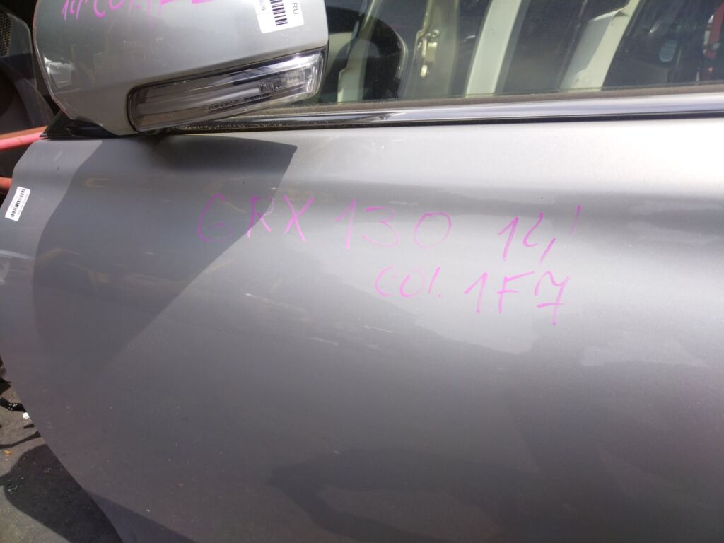 Дверь боковая на Toyota Mark X GRX130, Переднее Левое расположение