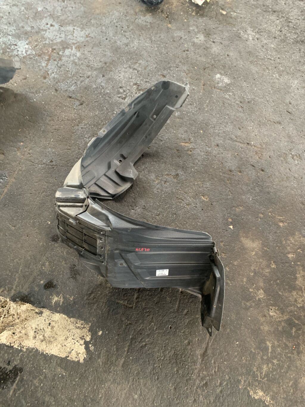 Подкрылок на Toyota Will Cypha NCP70 2NZ-FE 53876-52101, Переднее Левое расположение