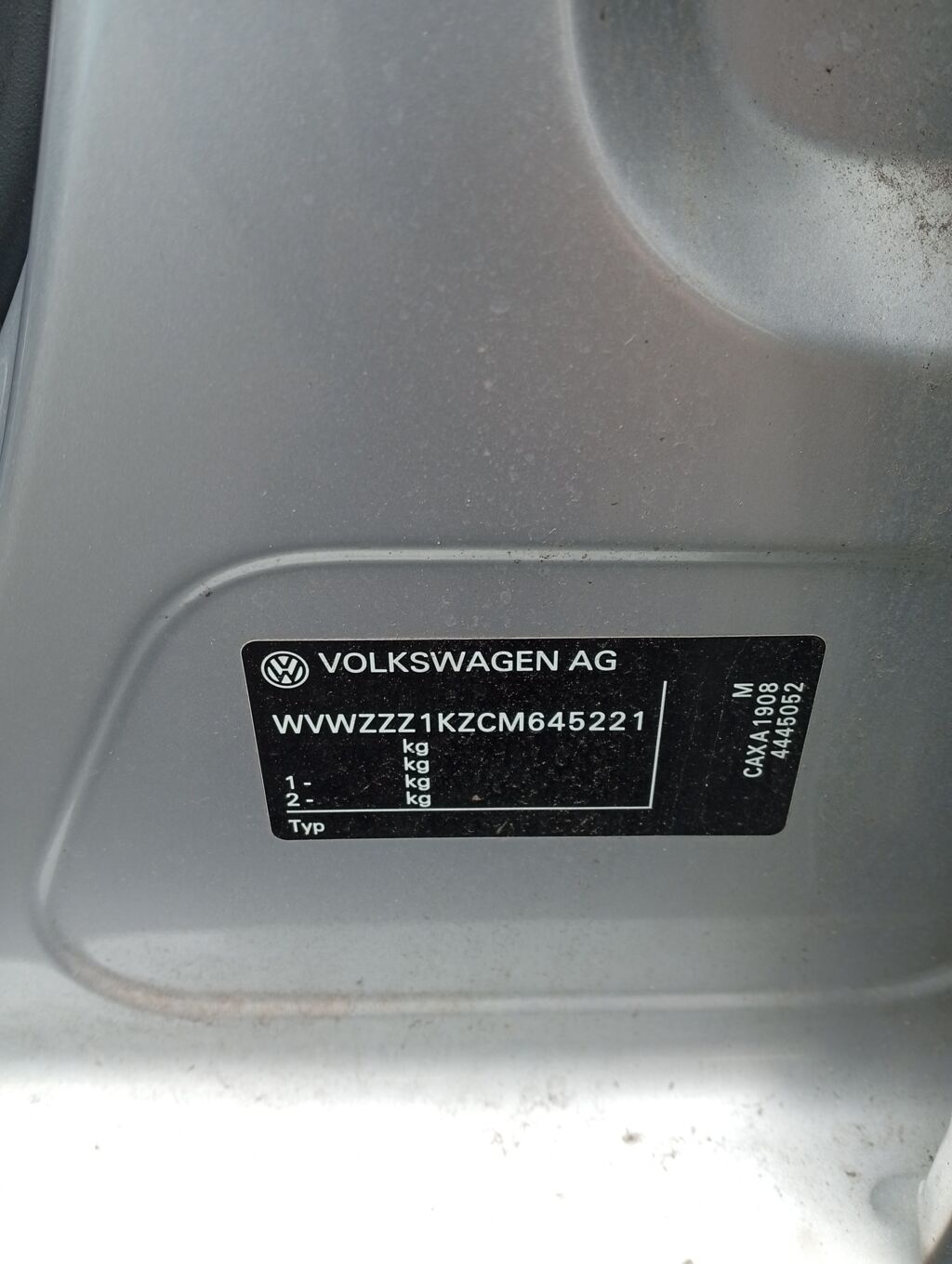 Защита бампера на Volkswagen Golf 1K Фото 3