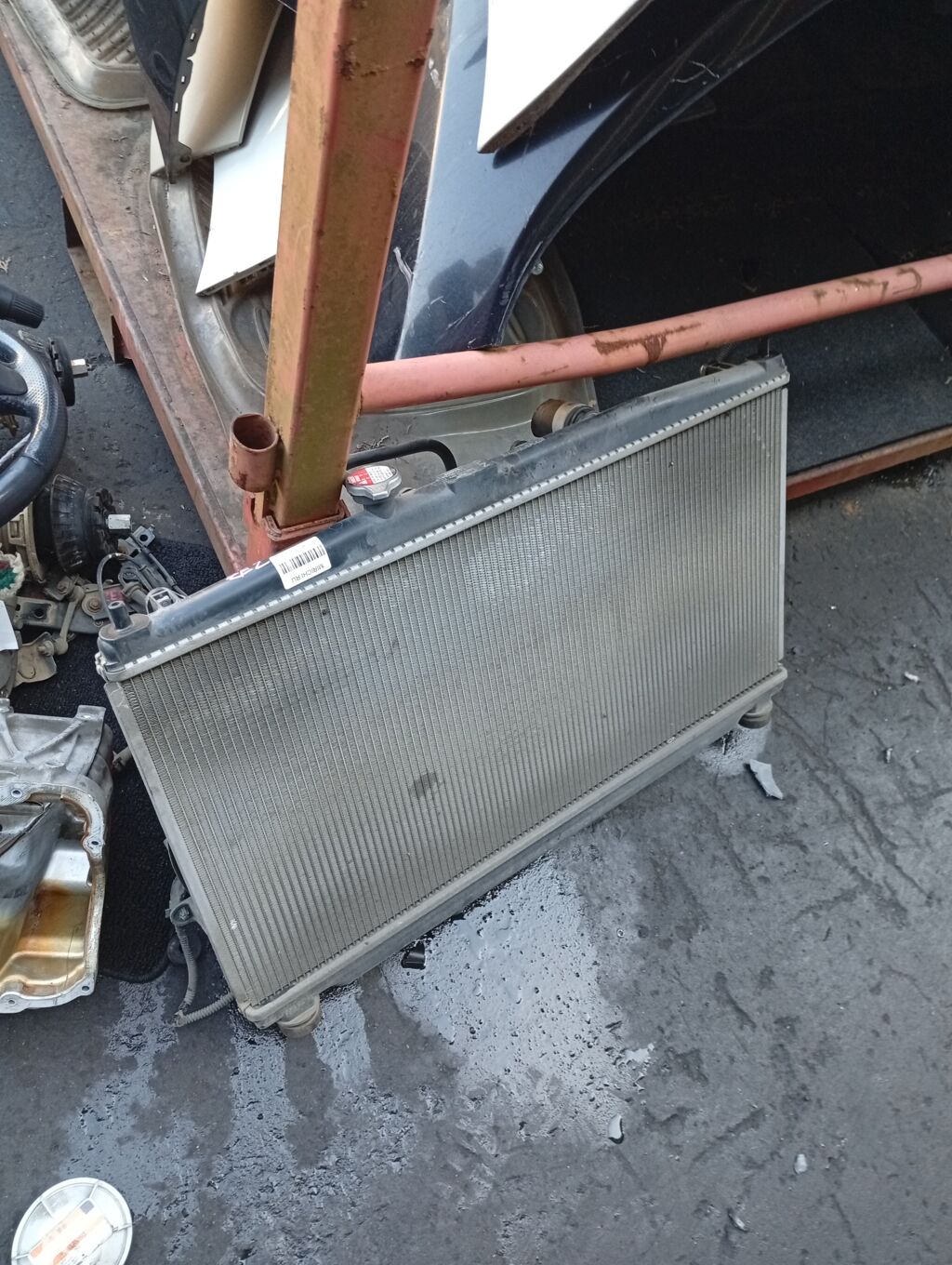 Радиатор ДВС на Honda Insight ZE2 LDA